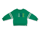 Tennis Collection | Slogan Raised Embroidery Sweatshirt